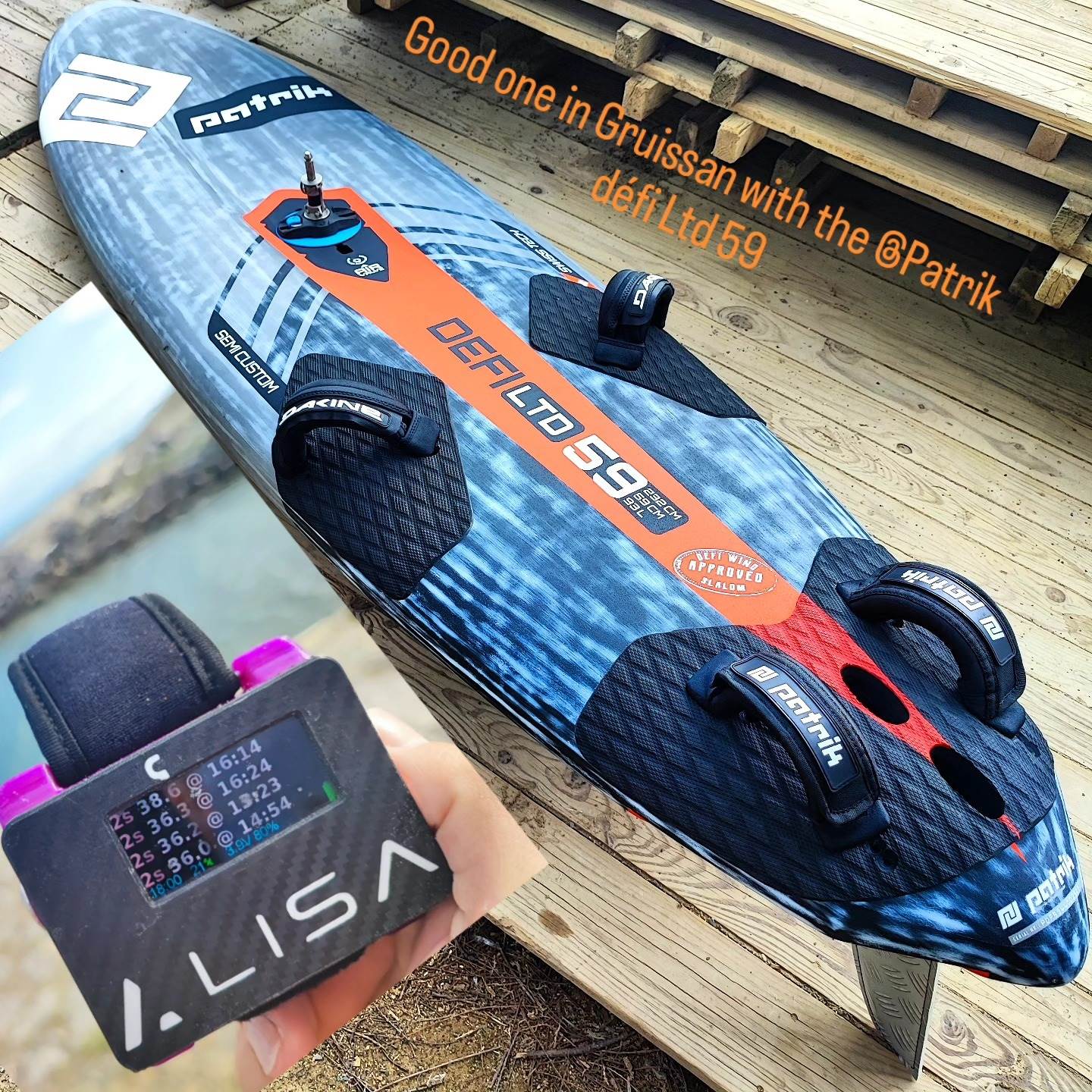 Lisa Windsurfing GPS proto
