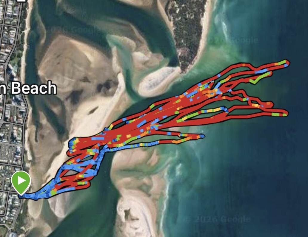 Bribie Bar track
