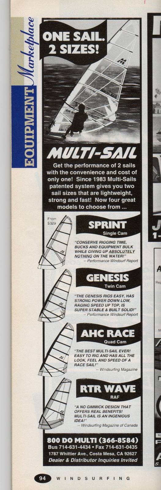 Maui Sails Ad