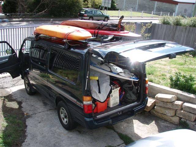van loaded