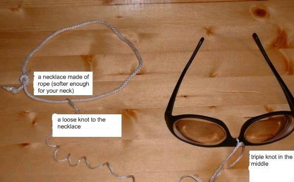securing glasses