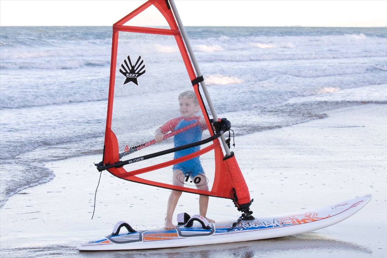 Aston windsurfing