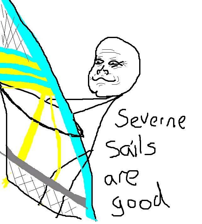 Severne sails are good