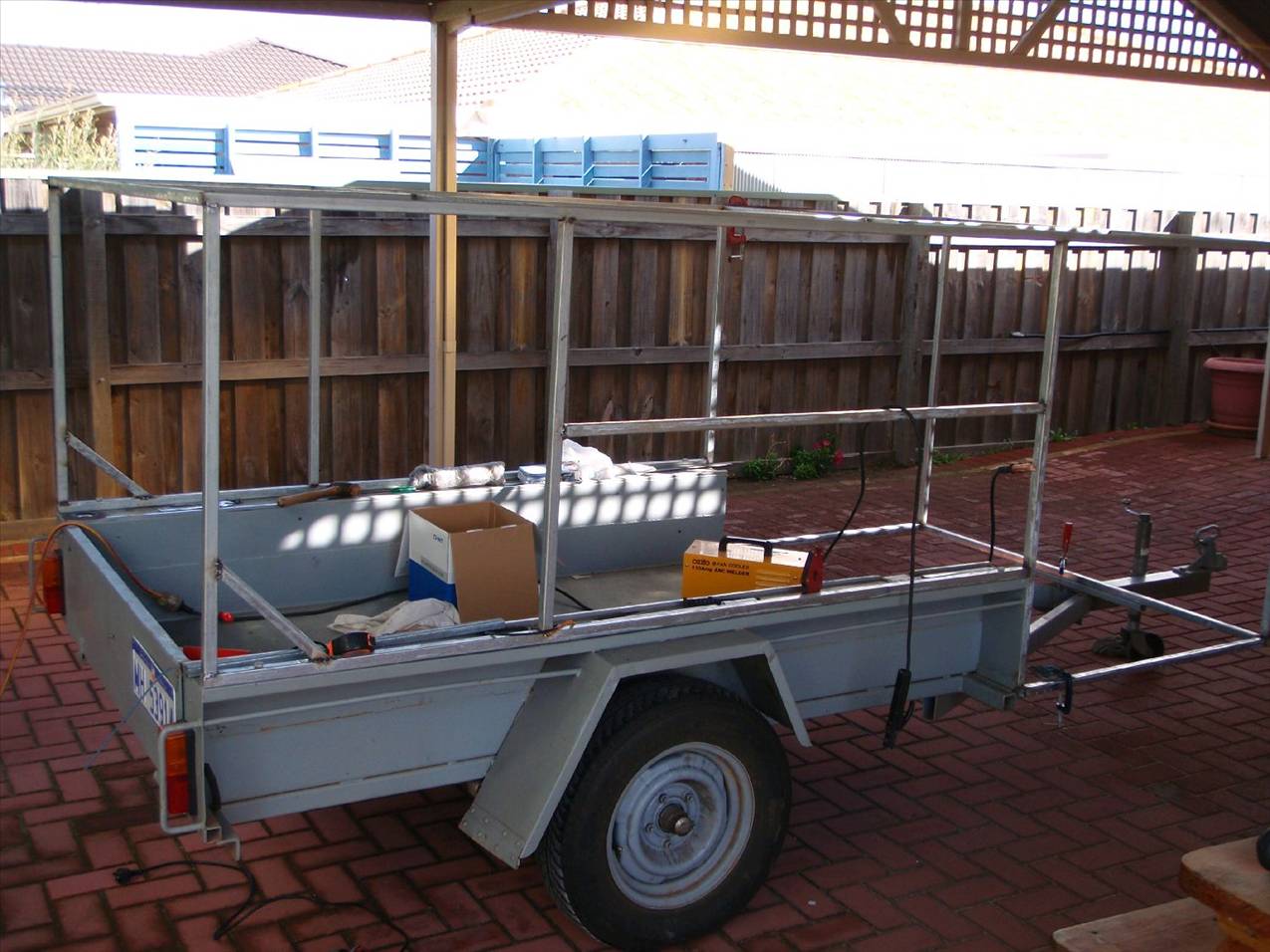 Trailer in progress