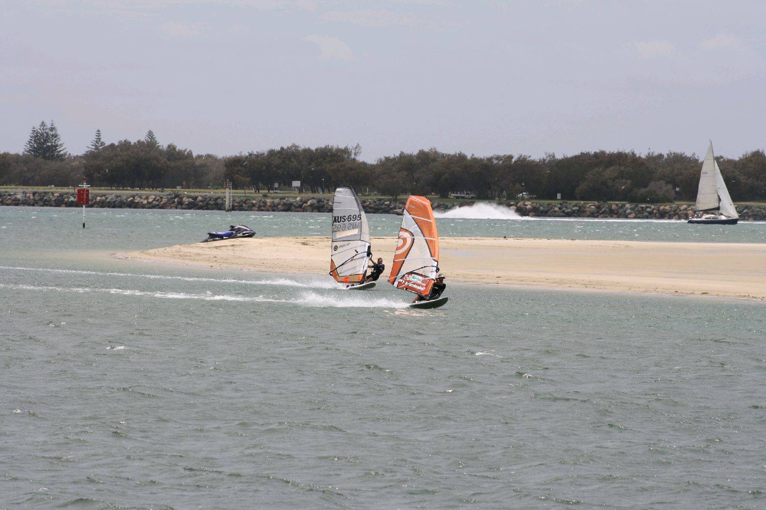 At last a bit of wind