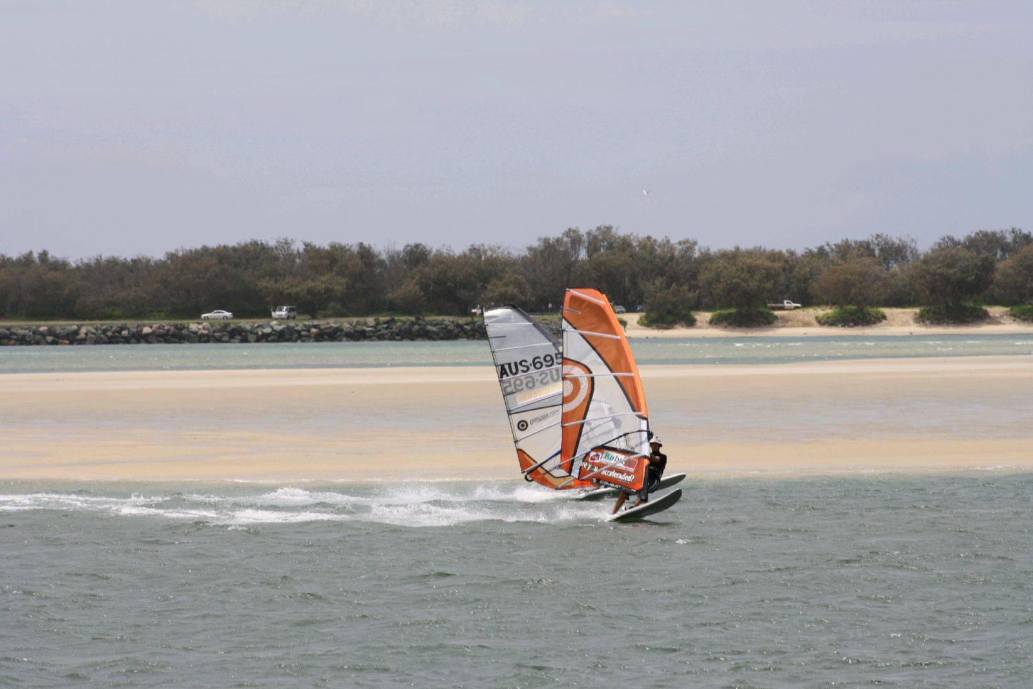 At last a bit of wind