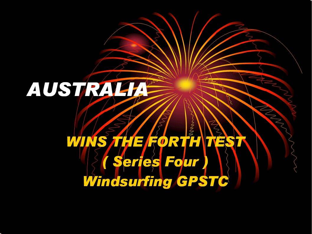 Australia Wins Series 4