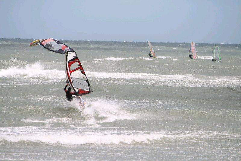afternoon session gusts to 45knots