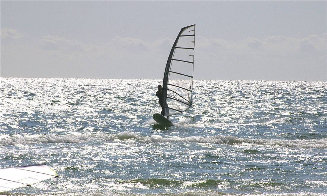 Trying to avoid the sand bar
