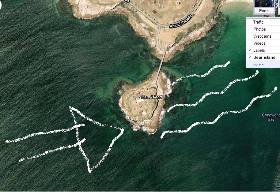 bare island