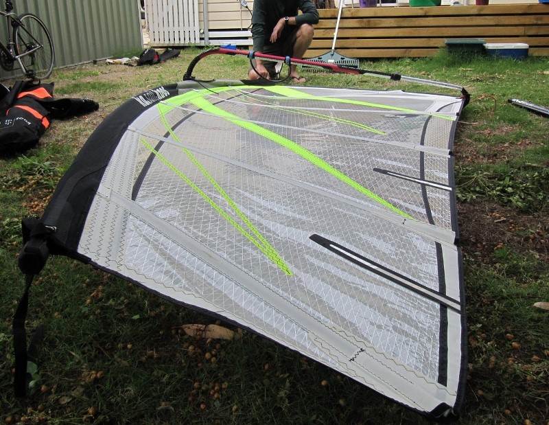 4.7 KA Kaos rigged on K3 Designs Battlestick 400 RDM mast
