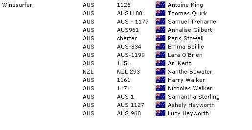 OAMPS Entry List