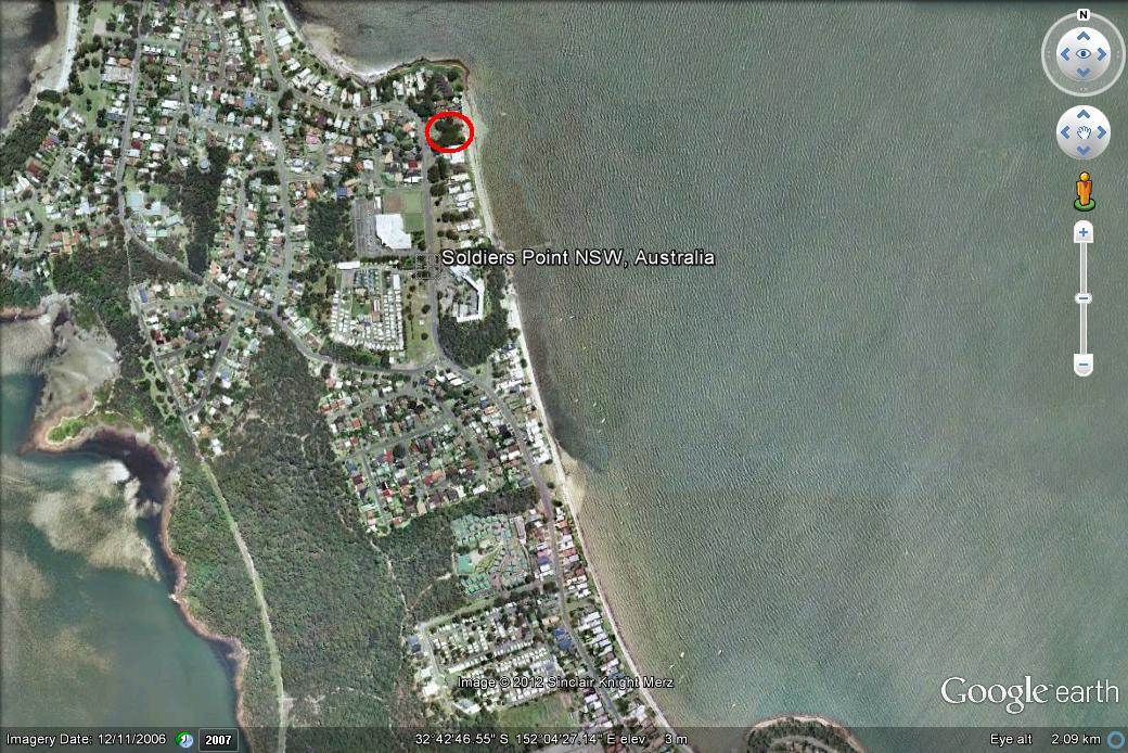Soldiers Point rigging spot