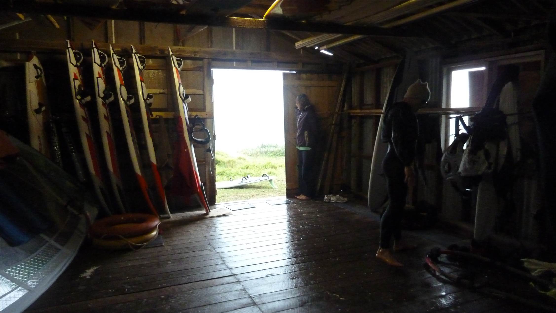 The gear shed