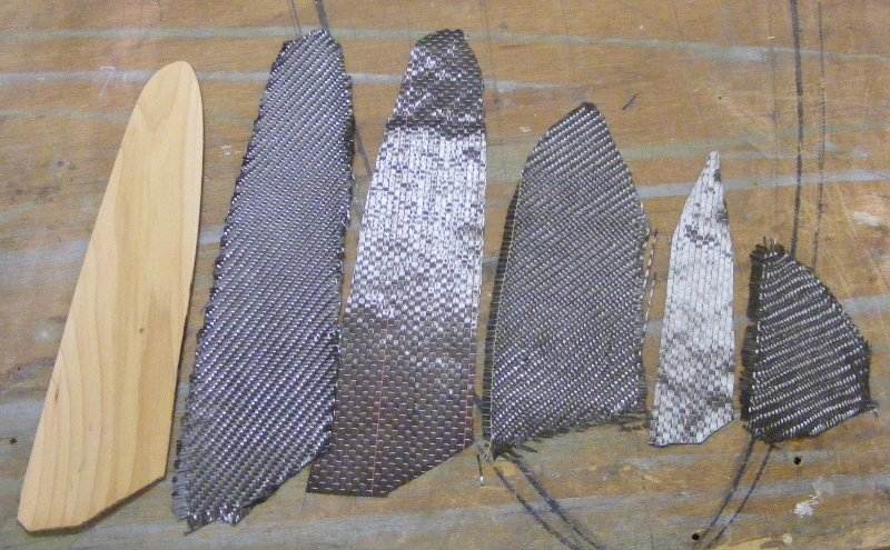 fin and carbon layers