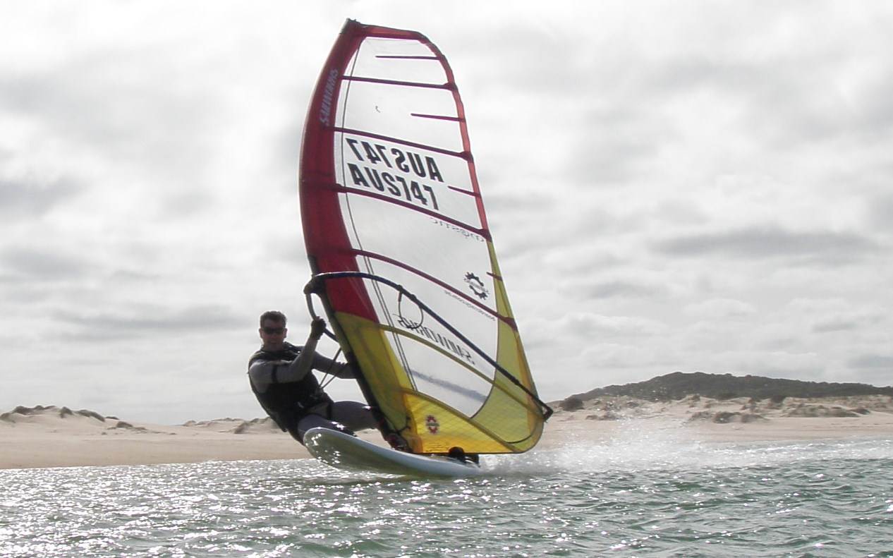windsurfing