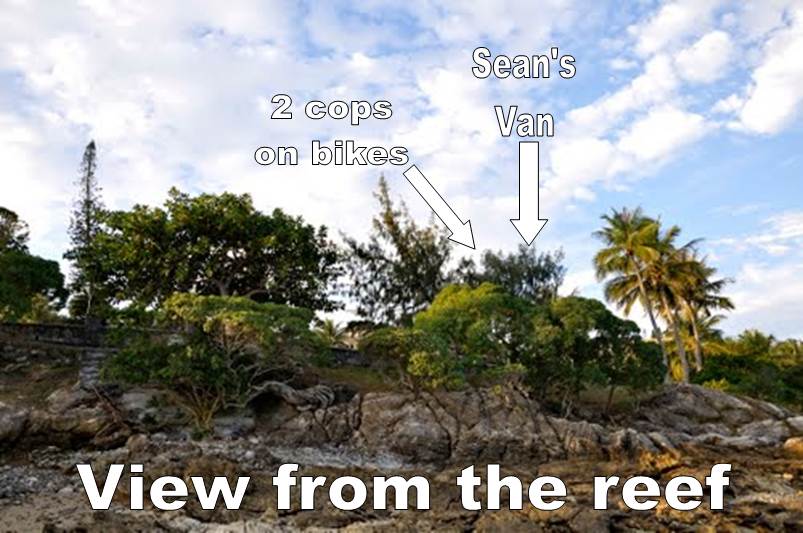 view from reef