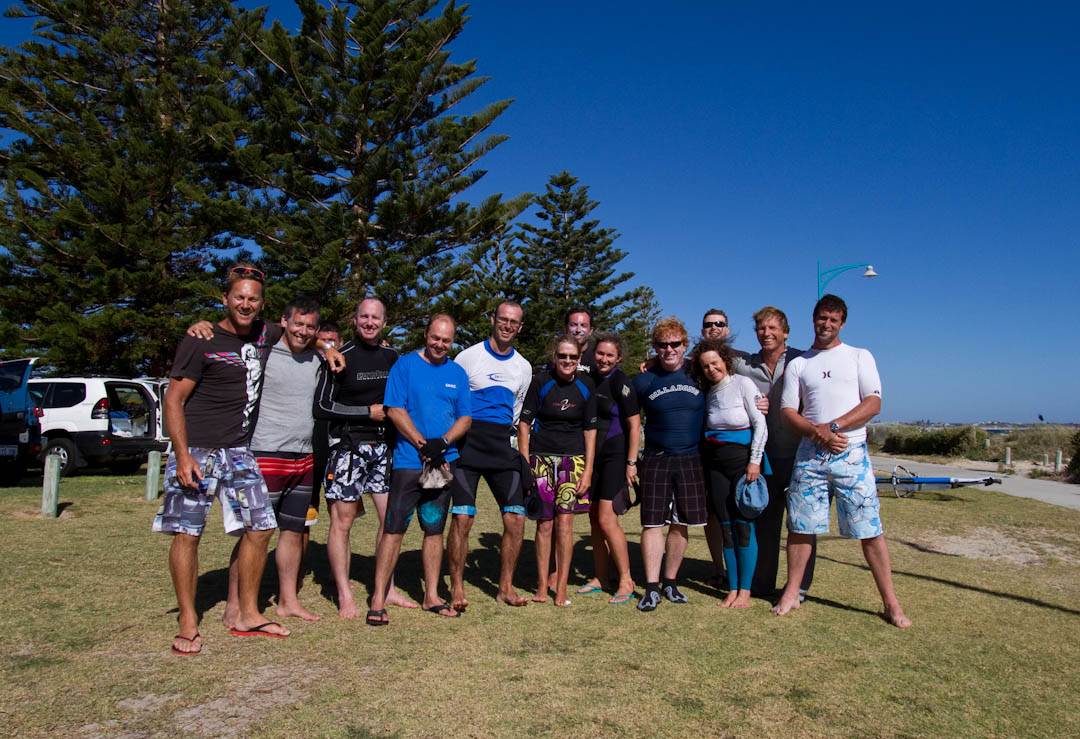 Aussies from the INtuition Windsurfing courses, January 2012