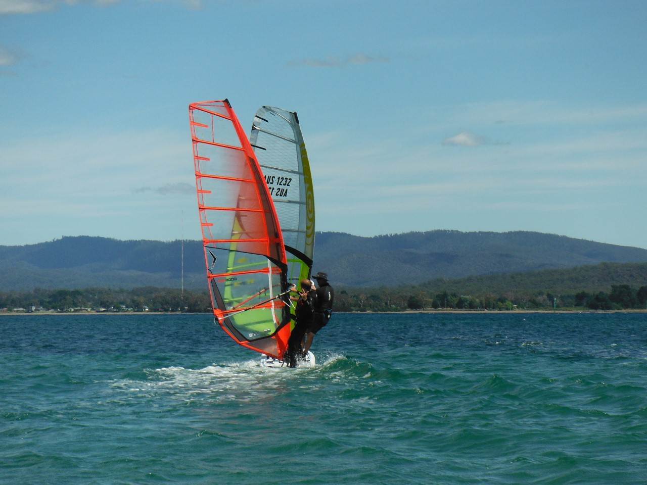 Learn to windsurf day