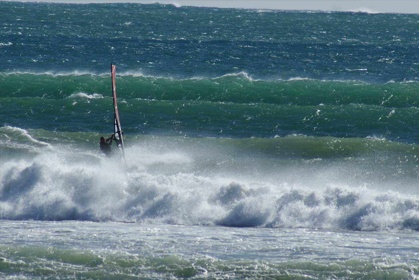 Rocket rides offshore  Gero firing