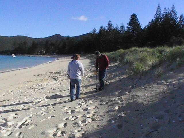 Finding treasure on LHI