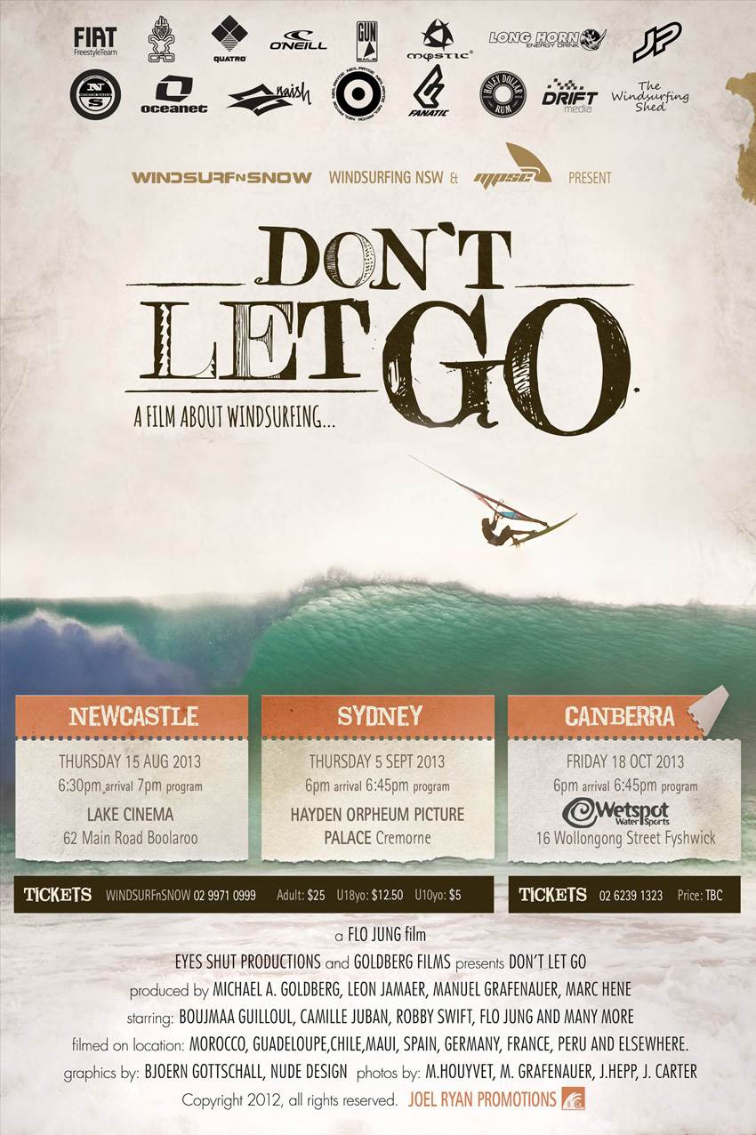 Don't Let Go Windsurfing Movie Poster
