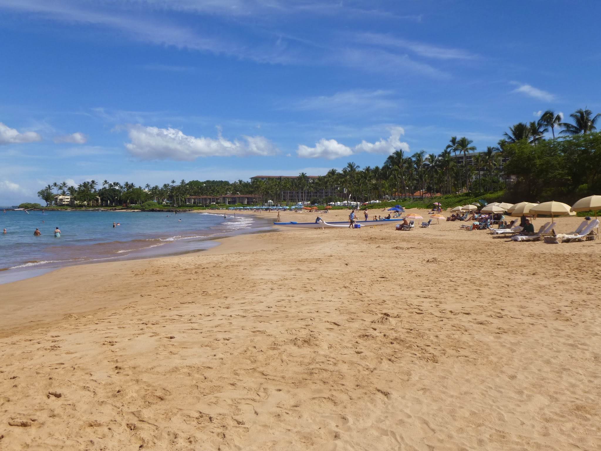 Beach in front of the Four Seasons