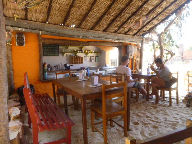 cafe on the beach  surf and NXS board in action