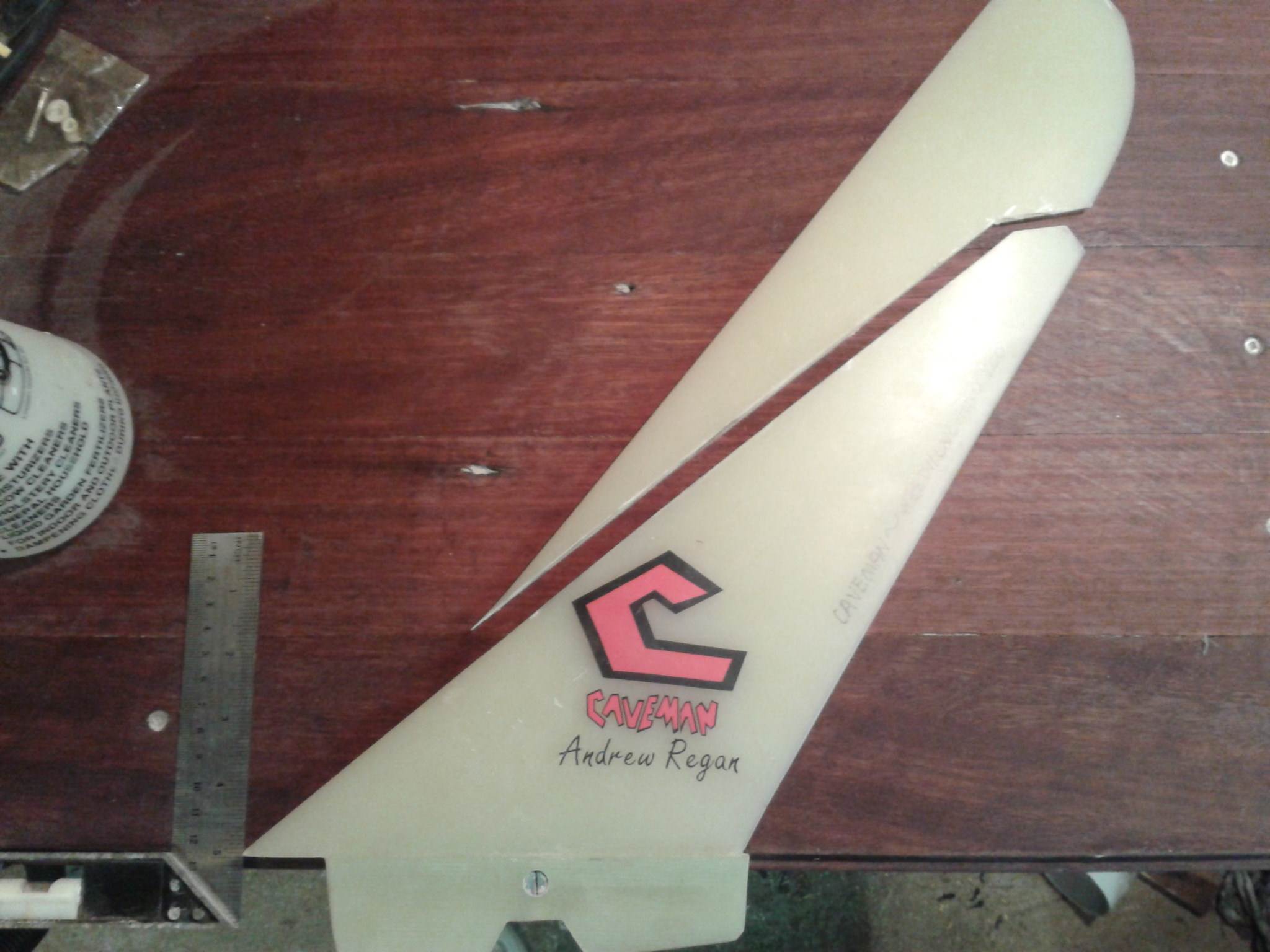 Fin post cut