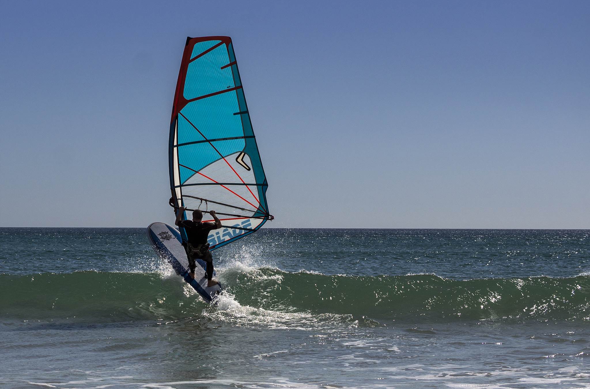 SUP sailing