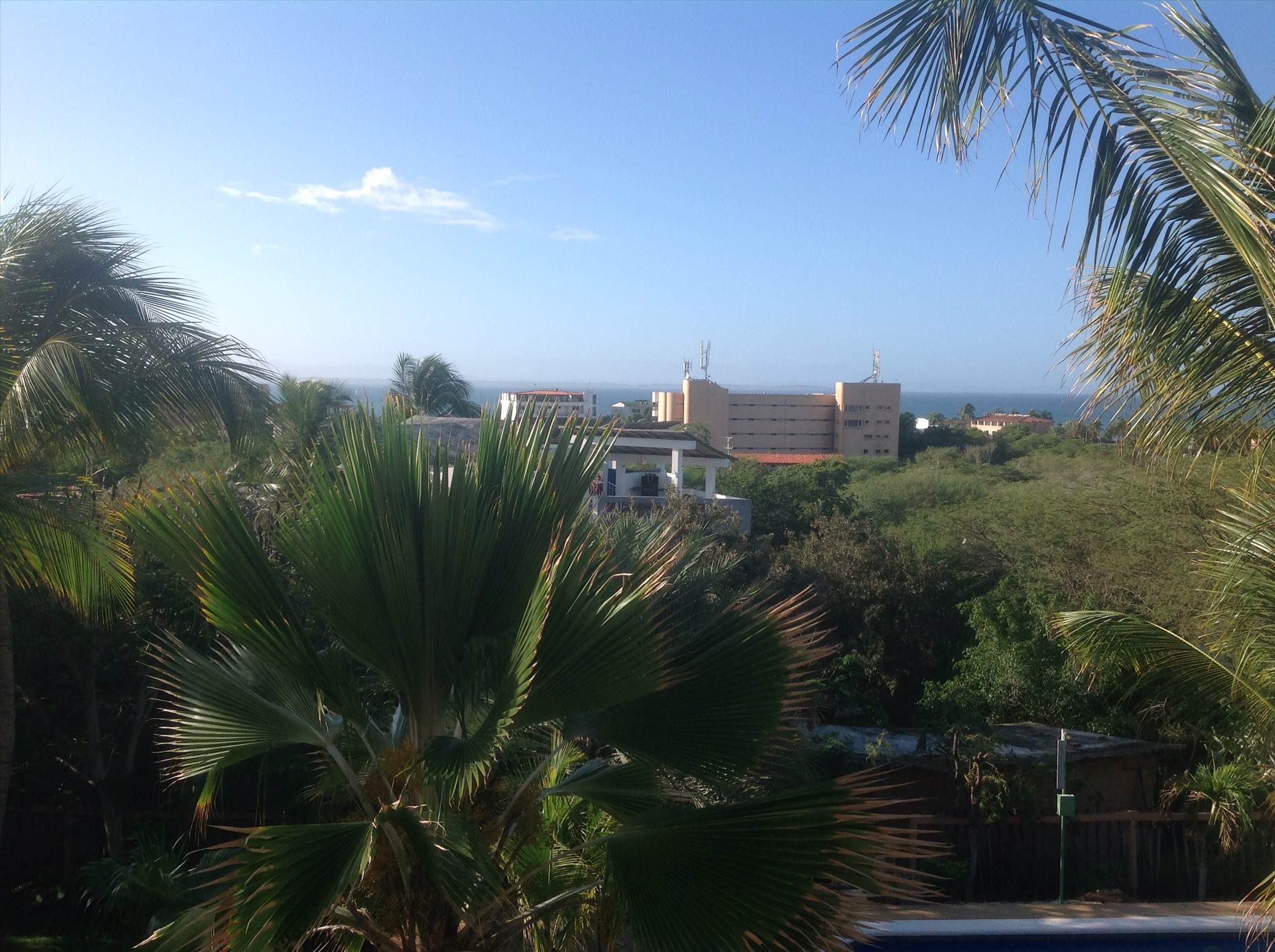 View from the balcony at Hotel Atti overlooking the bay