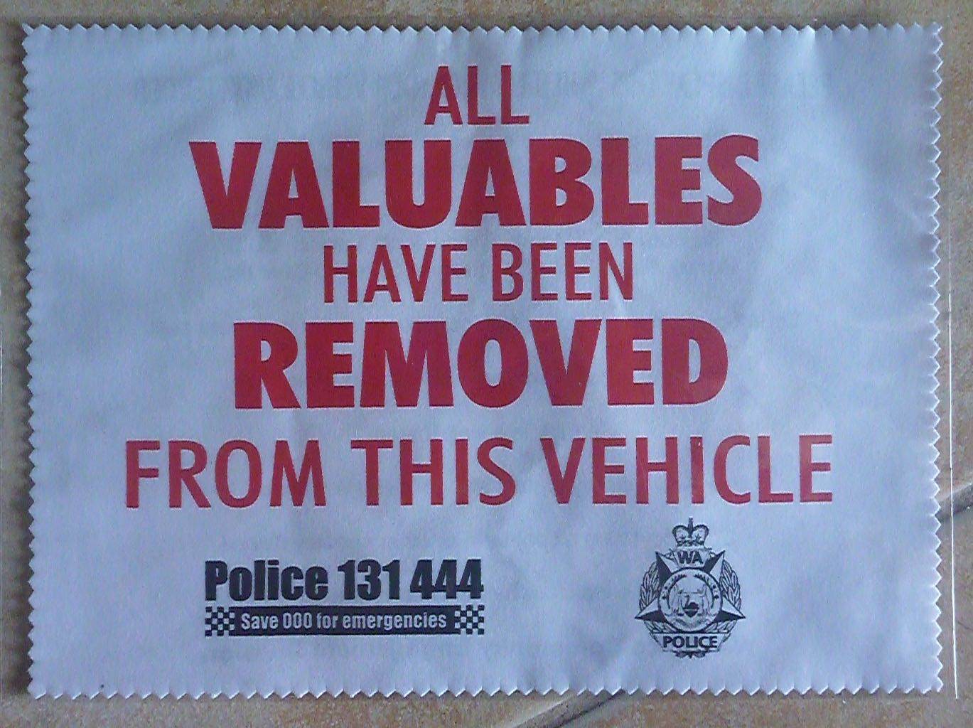 Valuables