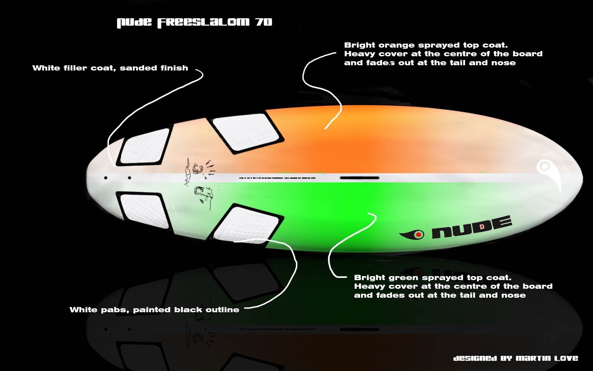 ML70 nude orange green