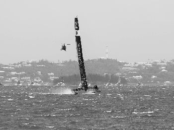 Extreme conditions break Americas Cup Boats! - Sailing News