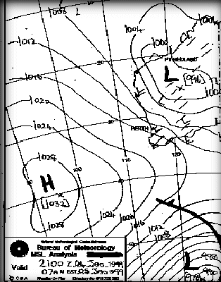 Weather Synoptic Chart Australia