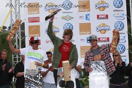 Pro Kiteboard Tour PKRA - MONDIAL DU VENT 2010 - DAY 6 Competition wraps up in Leucate, France / 2