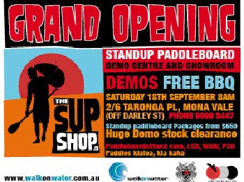 New NSW Store opening this weekend... - Stand Up Paddle News