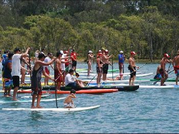 Charity SUP a MASSIVE success - Stand Up Paddle News
