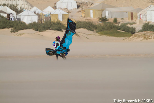 Pro Kiteboard Tour PKRA - Freestyle trials wrap up the first day in Morocco / 2