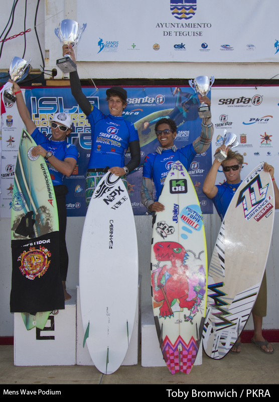 Pro Kiteboard Tour PKRA - Double eliminations complete final day of competition in Lanzarote / 2