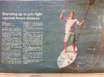 Paddle for Prevention - Ryan goes from the GC to Melbourne - Stand Up Paddle News