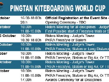 PKRA - New Dates for Hainan November 1-6 - Kitesurfing - VKWC News