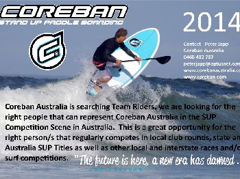 Coreban Australia is searching for Team Riders - Stand Up Paddle News