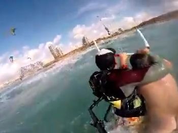 Kiteboarder Rescues Man with No Pants - Kitesurfing News