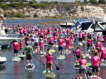 1000 Stand Up Paddlers raise $100,000 for breast cancer - Stand Up Paddle News