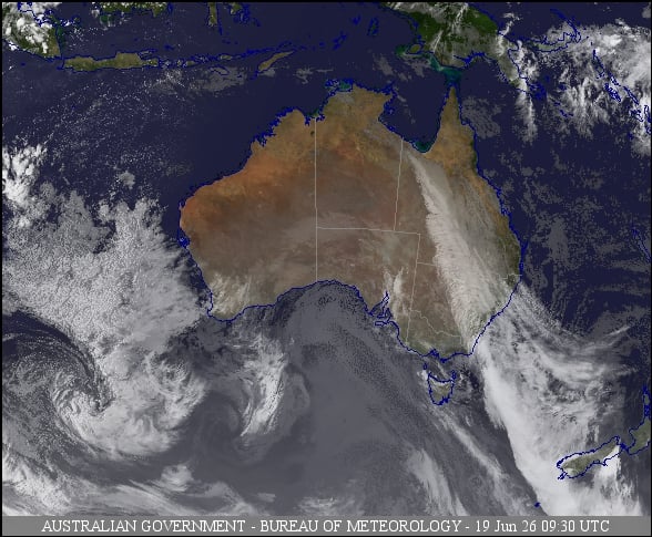 Latest Colour Satellite