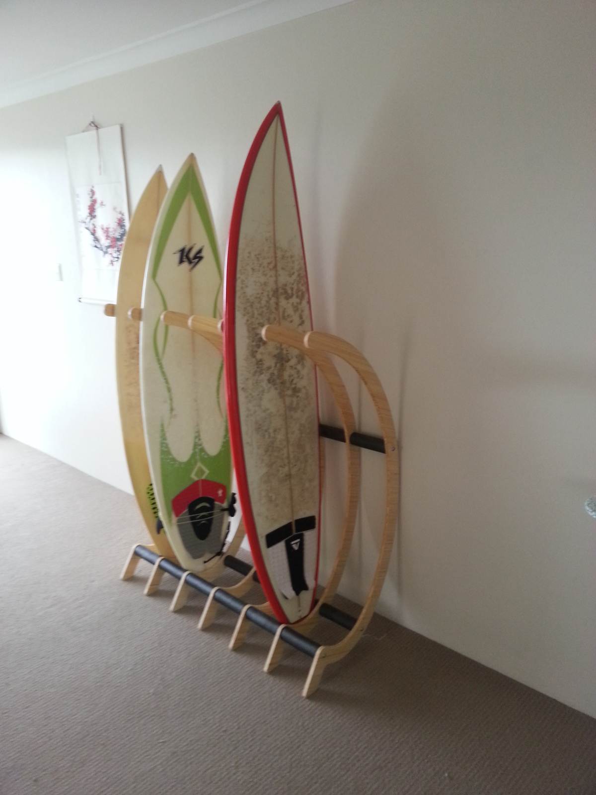 Freestanding surfboard rack Surfing Forums, page 1