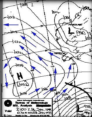 Synoptic Chart Western Australia